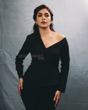 Striking Actress Mrunal Thakur in a Black Off Shoulder Gown Photos 04 Striking Actress Mrunal Thakur in a Black Off Shoulder Gown Photos 04