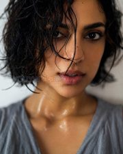 Striking Actress Sobhita Dhulipala in a Grey Wrap Dress Photos 02 Striking Actress Sobhita Dhulipala in a Grey Wrap Dress Photos 02
