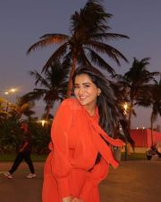 Stylish Rashi Singh in an Orange Button Down Shirt at Jeddah Waterfront in Saudi Arabia Photos 03 Stylish Rashi Singh in an Orange Button Down Shirt at Jeddah Waterfront in Saudi Arabia Photos 03
