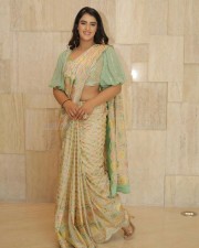 Telugu Actress Kavya Thapar Cute Saree Pictures 02
