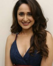 Telugu Actress Pragya Jaiswal Blue Dress Photoshoot Pictures