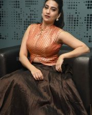 Telugu Anchor Manjusha At Hours Love Pre Release Event Photos
