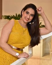 Telugu Anchor Manjusha at Mukhachitram Movie Pre Release Event Stills 03