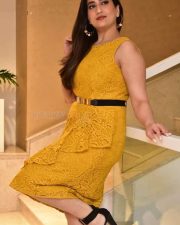 Telugu Anchor Manjusha at Mukhachitram Movie Pre Release Event Stills 05