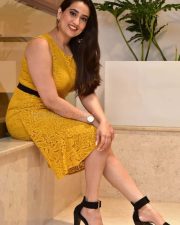 Telugu Anchor Manjusha at Mukhachitram Movie Pre Release Event Stills 15