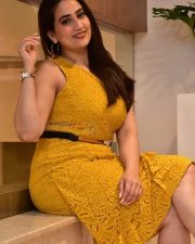 Telugu Anchor Manjusha at Mukhachitram Movie Pre Release Event Stills 18