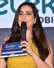 Telugu Anchor Manjusha at Mukhachitram Movie Pre Release Event Stills 25