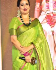 Telugu Anchor Manjusha at Shashtipoorthi Trailer Launch Event Pictures 05