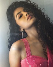Tillu Square Heroine Anupama Parameswaran Hot Pink Saree Pictures 03