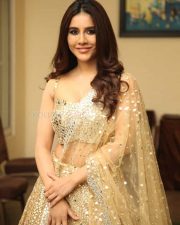 Tollywood Actress Nabha Natesh at Maestro Movie Pre Release Event Photos 04