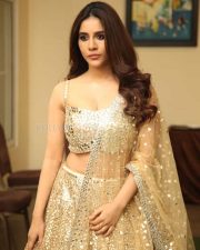 Tollywood Actress Nabha Natesh at Maestro Movie Pre Release Event Photos 05