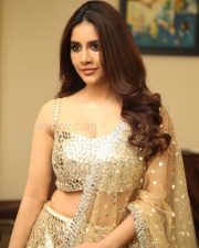 Tollywood Actress Nabha Natesh at Maestro Movie Pre Release Event Photos 06