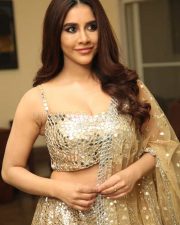 Tollywood Actress Nabha Natesh at Maestro Movie Pre Release Event Photos 11