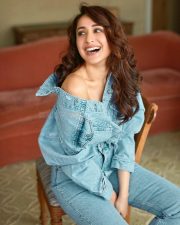 Winsome Actress Pragya Jaiswal in a Off shoulder denim jacket and jeans Photos 01 Winsome Actress Pragya Jaiswal in a Off shoulder denim jacket and jeans Photos 01