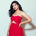 Hebah Patel 22 Kisses Heroine Hebah Patel Red Dress Photoshoot Pictures