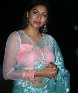 Actress Akshatha Srinivas at Surabhi 70MM Movie Pre Release Event Pictures 17
