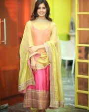 Actress Amritha Aiyer at Hanu Man Interview Photos 10