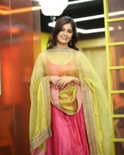 Actress Amritha Aiyer at Hanu Man Interview Photos 14 Actress Amritha Aiyer at Hanu Man Interview Photos 14