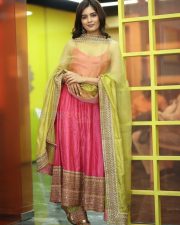 Actress Amritha Aiyer at Hanu Man Interview Photos 17
