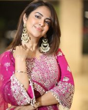 Actress Avika Gor at Shanmukha Movie Pre Release Event Photos 15