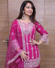 Actress Avika Gor at Shanmukha Movie Pre Release Event Photos 22