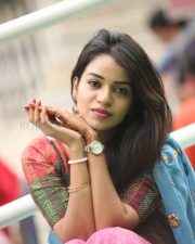 Actress Bhavya Sri At Indian Silk Expo Photos