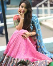 Actress Bhavya Sri At Indian Silk Expo Photos