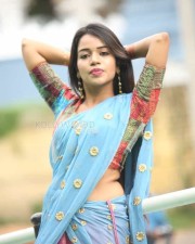 Actress Bhavya Sri At Indian Silk Expo Photos