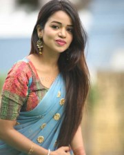 Actress Bhavya Sri At Indian Silk Expo Photos