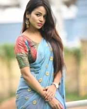 Actress Bhavya Sri At Indian Silk Expo Photos