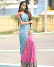 Actress Bhavya Sri At Indian Silk Expo Photos