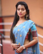 Actress Bhavya Sri At Indian Silk Expo Photos