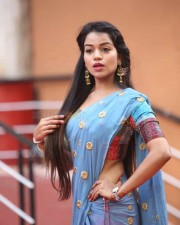 Actress Bhavya Sri At Indian Silk Expo Photos