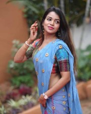 Actress Bhavya Sri At Indian Silk Expo Photos