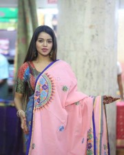 Actress Bhavya Sri At Indian Silk Expo Photos