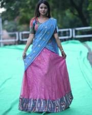 Actress Bhavya Sri At Indian Silk Expo Photos
