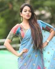 Actress Bhavya Sri At Indian Silk Expo Photos