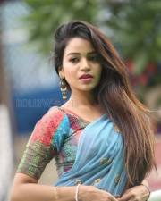 Actress Bhavya Sri At Indian Silk Expo Photos