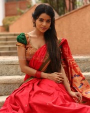 Actress Bhavya Sri At Silk India Expo Photos
