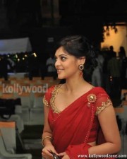 Actress Bindu Madhavi Hot Red Saree Photo