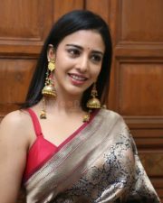 Actress Daksha Nagarkar at Ravanasura Movie Pre Release Event Photos 12