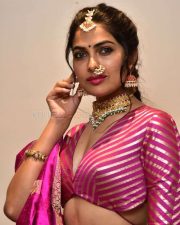 Actress Divi Vadthya at Rudrangi Pre Release Event Pictures 08