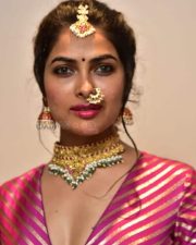 Actress Divi Vadthya at Rudrangi Pre Release Event Pictures 15