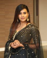 Actress Hebah Patel At Kisses Pre Release Event Photos