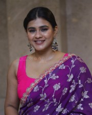 Actress Hebah Patel at Ala Ninnu Cheri Movie Pre Release Event Pictures 13