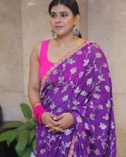 Actress Hebah Patel at Ala Ninnu Cheri Movie Pre Release Event Pictures 16