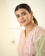 Actress Hebah Patel at Odela 2 Movie Interview Photos 29
