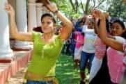 Actress Nayanthara Bodyguard Malayalam Movie Sexy Stills