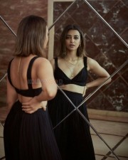 Actress Radhika Apte in a Sexy Black Dress Photos 02