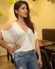 Actress Rhea Chakraborty At Junior Kuppana Restaurant Launch Photos